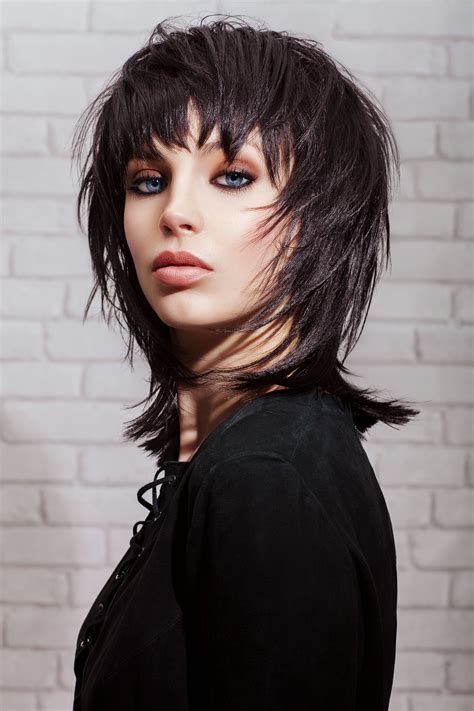 coupe rock femme mi long|Cheveux mi